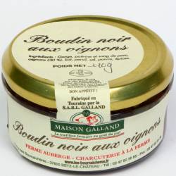 Boudin noir aux oignons sans additifs (bocal) 110 g de porc roi rose de Touraine