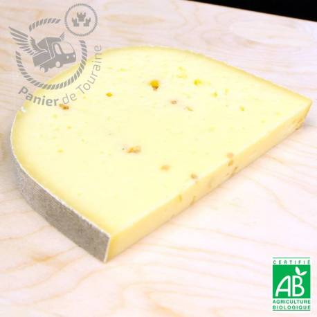 Fromage à pâte pressée demi cuite "Le Talon" au Fenugrec au lait de vache Bio tranche 250 g
