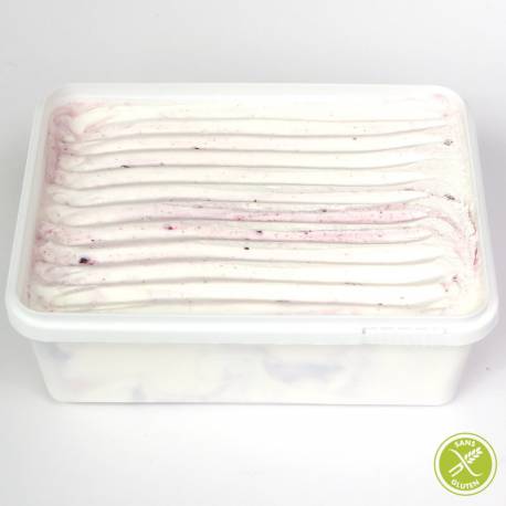 Glace fermière yaourt fruits des bois 1 L sans gluten