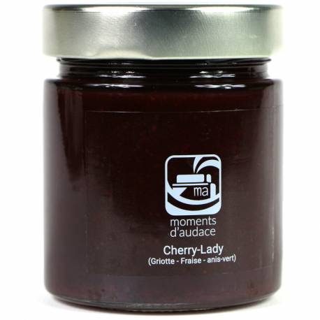 Confiture Cherry Lady (griotte fraise anis-vert) 250 g