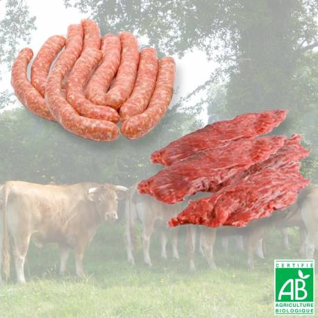 Viande de boeuf Limousin BIO colis familial 3kg