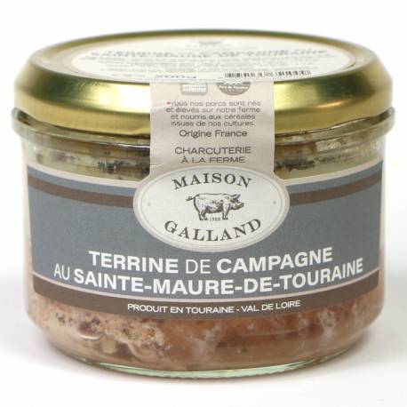 Terrine de campagne au Sainte-Maure de Touraine 200 g (bocal)