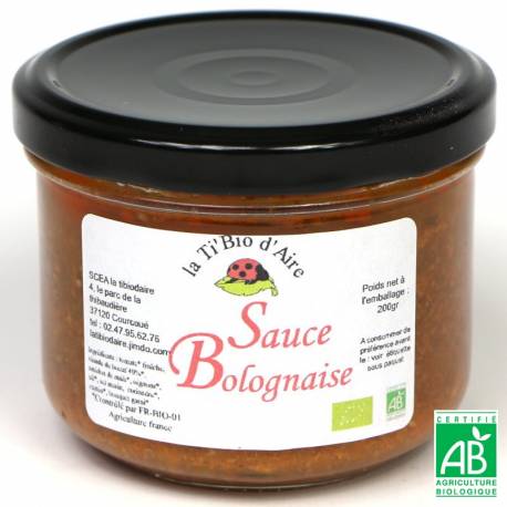 Sauce Bolognaise Bio 200 g
