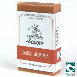 Savon BIO sauge agrumes 100 g