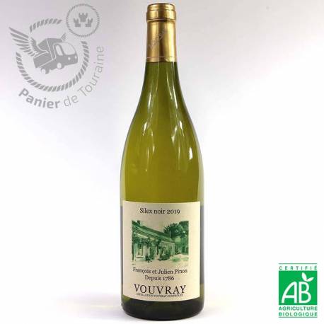 Vin Vouvray blanc demi-sec Silex noir 2019 AOC BIO 75 cl