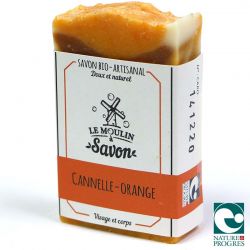 Savon BIO cannelle-orange 100 g