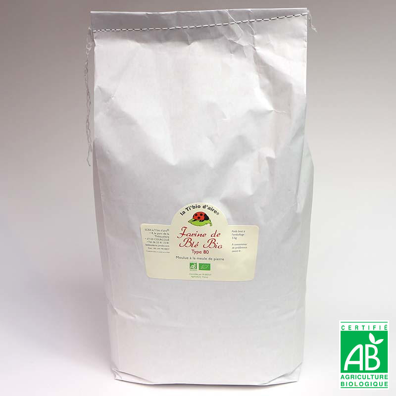 Farine artisanale type 00 de blé tendre italien, Format 5 KG