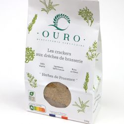 Crackers aux drêches de brasserie et herbes de Provence 100g