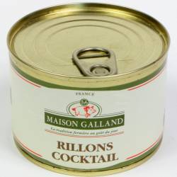 Rillons cocktail 160 g (boîte métallique)