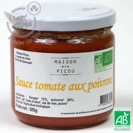 Sauce tomate aux poivrons BIO 325g
