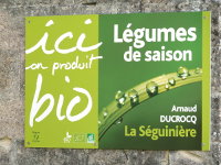 Logo d'Arnaud Ducrocq producteur de légumes Bio à Sainte Maure de Touraine vallée de la Loire